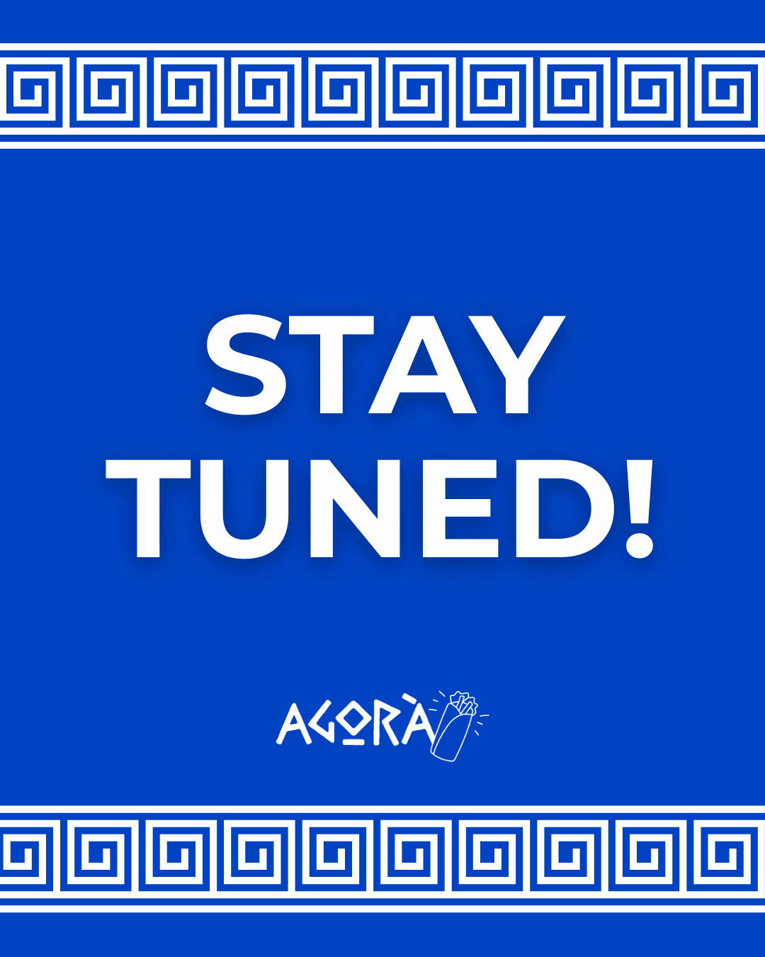 Post Instagram Agorà piatto greco