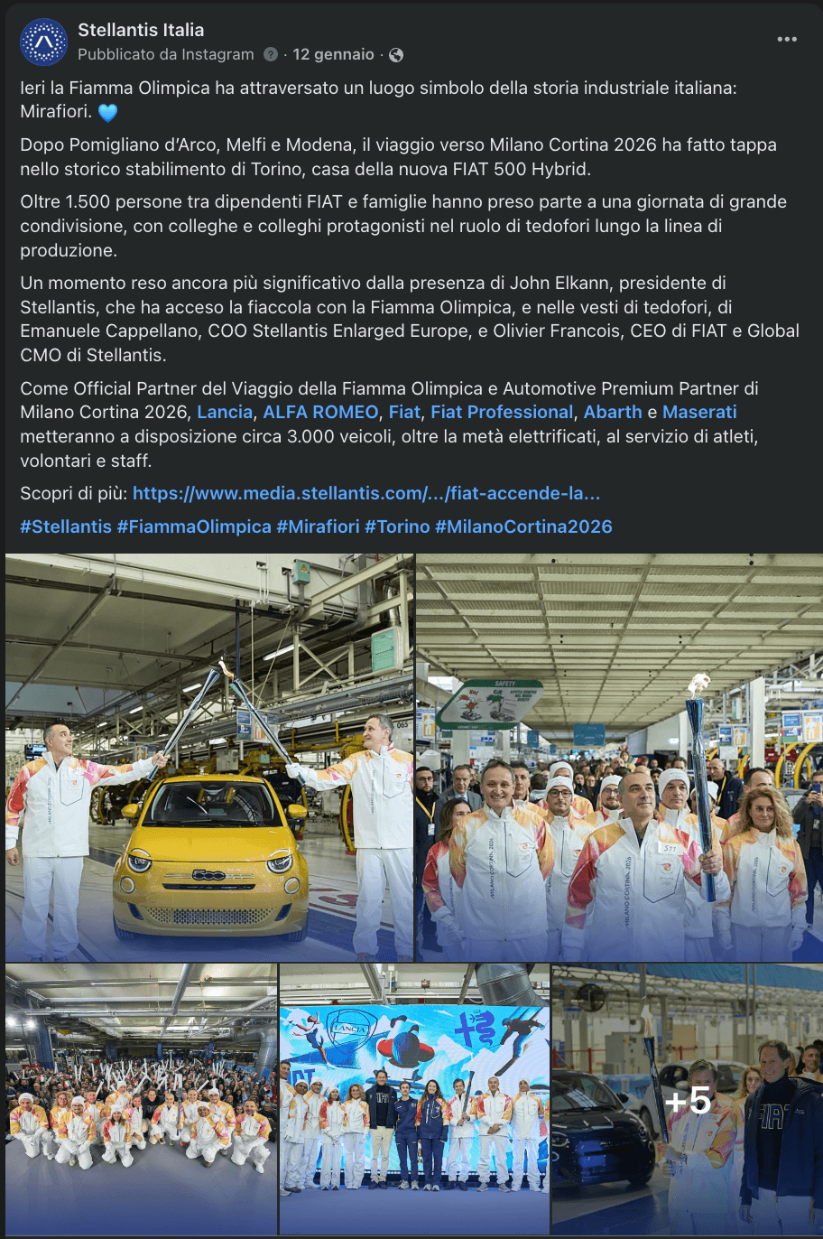 Copertina progetto Stellantis Italia